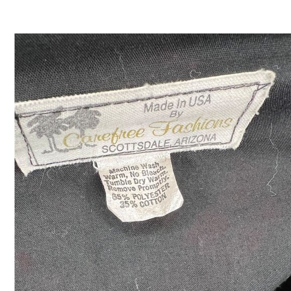 Vintage 80s Carefree Fashions Skirt Red Plaid Square Dance Dress Peasant Medium - Picture 6 of 6